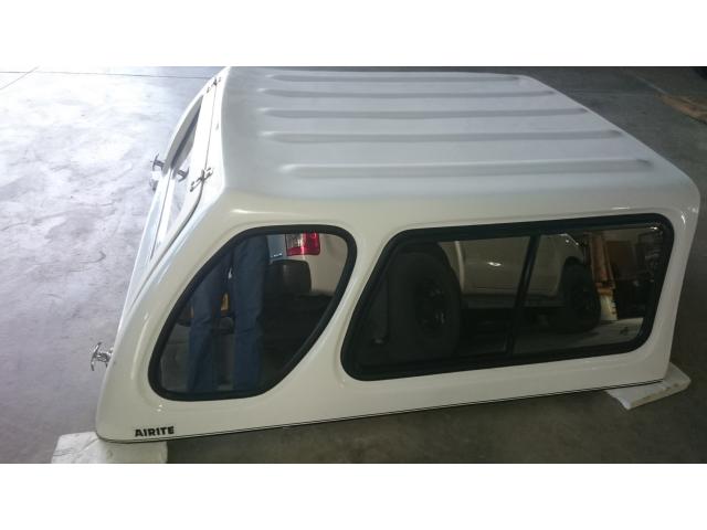 White Airite Canopy - Toyota Hilux Double Cab